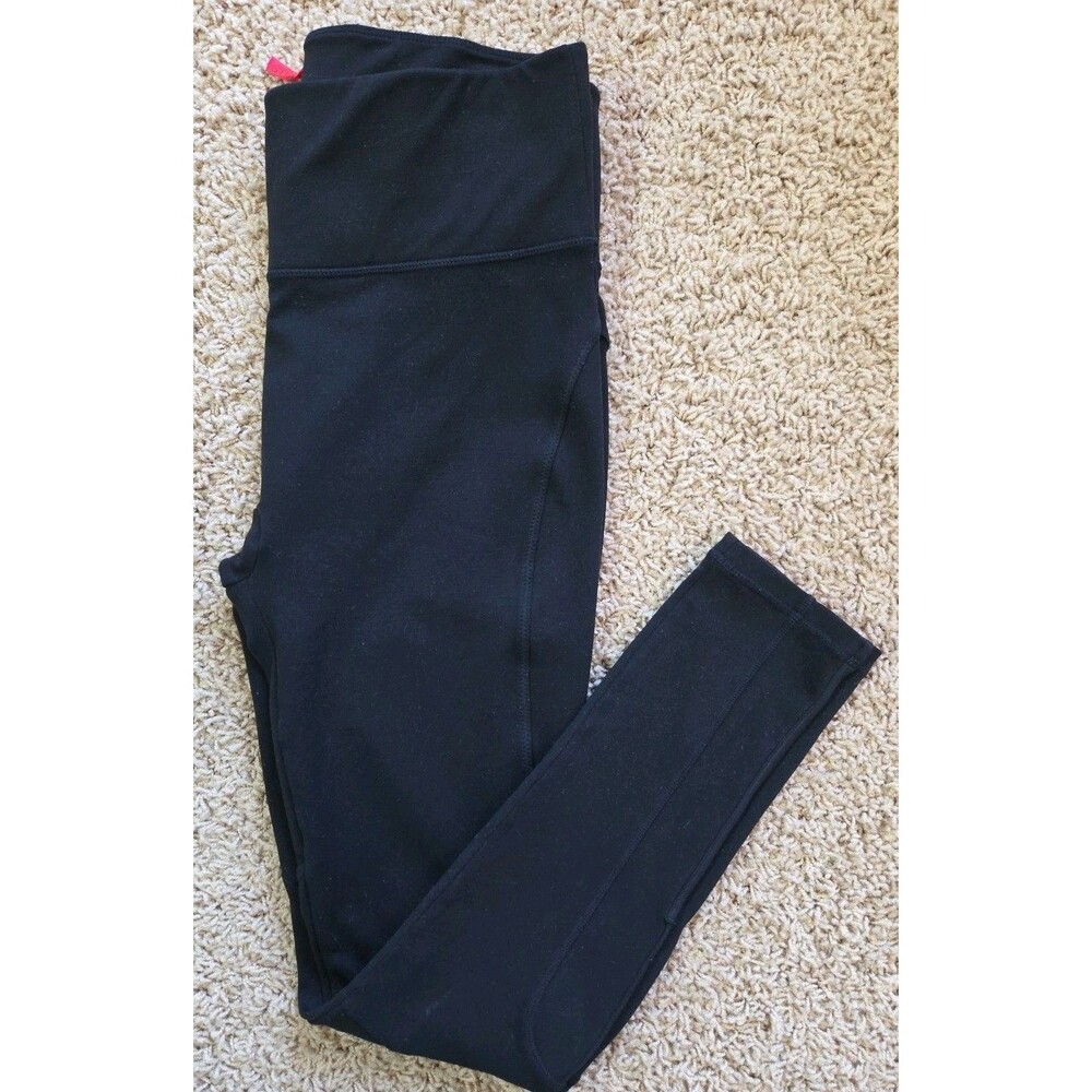 Spanx | Large | Performance Leggings High Rise No Front Seam Back Zip Pocket 28"